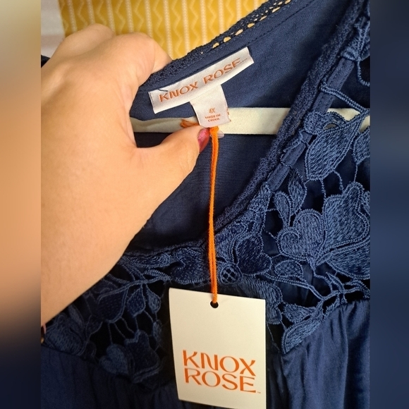 NWT KNOX ROSE WIDE STRIPE SLEEVELESS DRESS - Picture 7 of 7